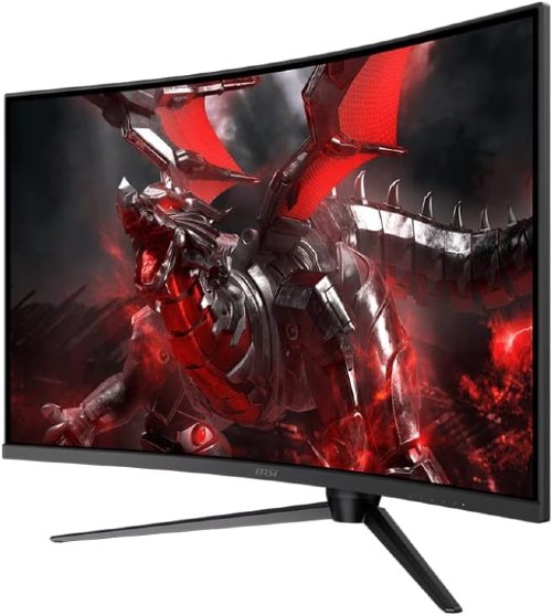 MSI Optix G321CQP 32" 16:9  (2560x1440) QHD Curved Gaming Monitor, 1000R VA Panel,165Hz, 1ms Response Time, 2xHDMI DisplayPort, HDR Ready, black...