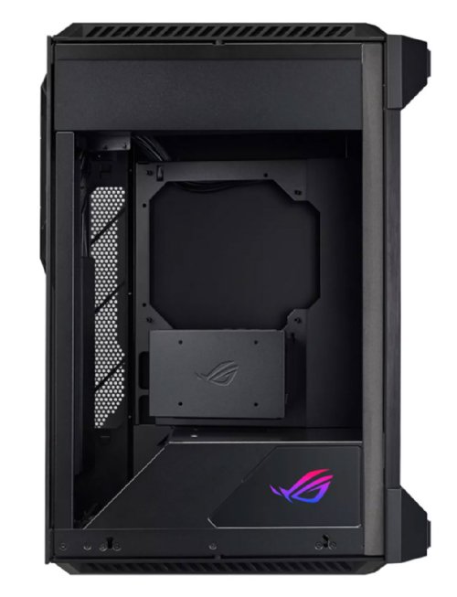 ASUS ROG Z11 Mini-ITX/DTX Mid-Tower PC Gaming Case with Patented 11 degree Tilt Design, Compatible with ATX Power Supply or a 3-Slot Graphics, Tempered-gla...