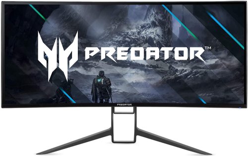 Acer Predator X34 1900R Curved 34" UltraWide QHD 3440 x 1440 Gaming Monitor, NVIDIA G-SYNC, Agile Splendor IPS,  Up to 180Hz,  DCI-P3 98%,  DisplayHDR 400,  2 x DP, 2 x HDMI...