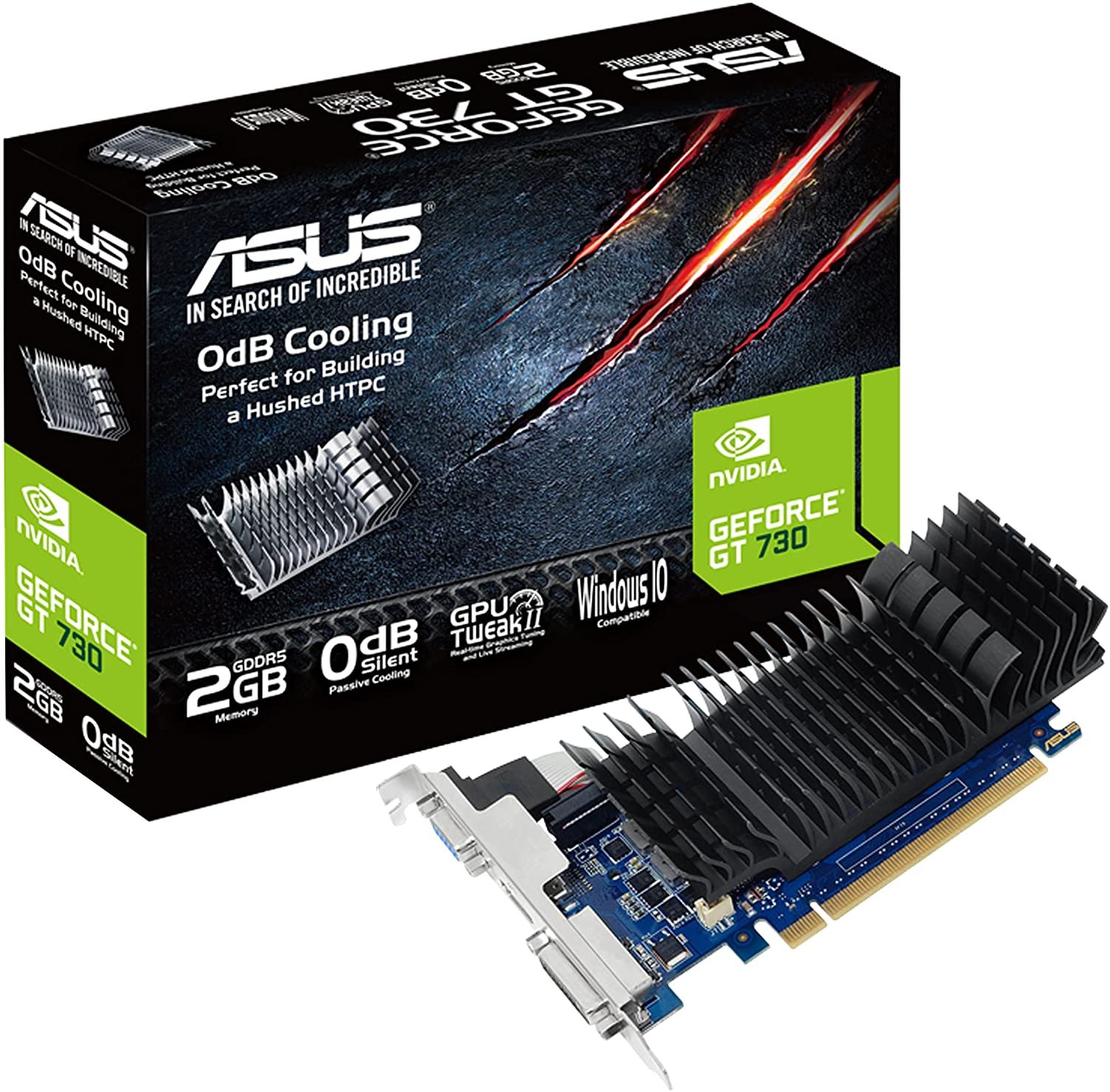 ASUS GeForce GT 730 2GB GDDR5 Low Profile Graphics Card GT730 SL asus-geforce-gt-730-2gb-gddr5-low-profile-graphics-card-gt730-sl