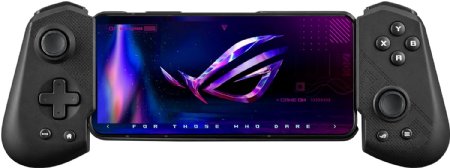 ASUS ROG Tessen Gaming Mobile Controller (foldable, one size fits all, on-the-fly key mapping, RGB lighting, 500Hz polling rate) ...