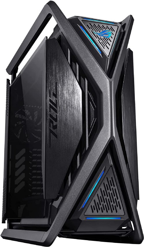 ASUS ROG Hyperion GR701 EATX Full-Tower Computer Case, Semi-Open Structure, Tool-Free Side Panels, Supports up to 2 x 420mm radiators, Built-in Graphics Card Holder...