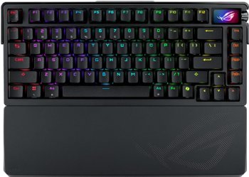 ASUS ROG Azoth Extreme 75% Wireless Mechanical Gaming Keyboard â€“ 75% TKL, Aluminum Chassis, Carbon Fiber Plate, Adjustable Gasket Mount, OLED, ROG NX Storm Clicky Switches ...