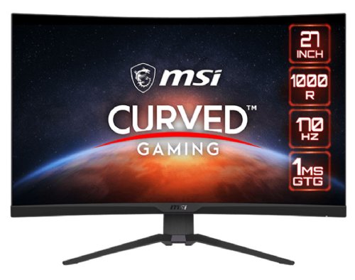 MSI Curved 27" WQHD (2560x1440) Rapid VA panel (1000R) Gaming monitor with 170Hz refresh rate and 1ms response time, AMD FreeSync Premium technology...