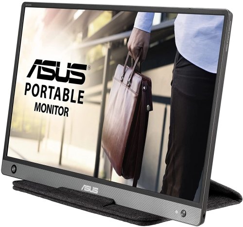 ASUS ZenScreen 15.6IN 1080P Portable USB Monitor (MB16AH) - Full HD, IPS, USB Type-C, Speakers, Micro-HDMI, Flicker Free, Blue Light Filter, Tripod Mountable, Anti-glare surface...