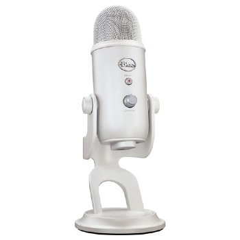 Logitech Blue Yeti Premium USB Gaming Microphone for Streaming, Blue VO!CE Software, PC, Podcast, Studio, Computer Mic, Exclusive Streamlabs Themes, Specia...