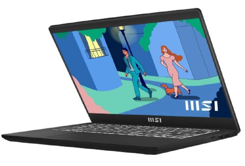 MSI Modern 14 14" FHD Professional Laptop, Intel Corei5-1235U Processor, 8GB RAM Memory, 512GB NVMe SSD, Intel Iris Xe Graphics, Windows 11 - Classic Black...