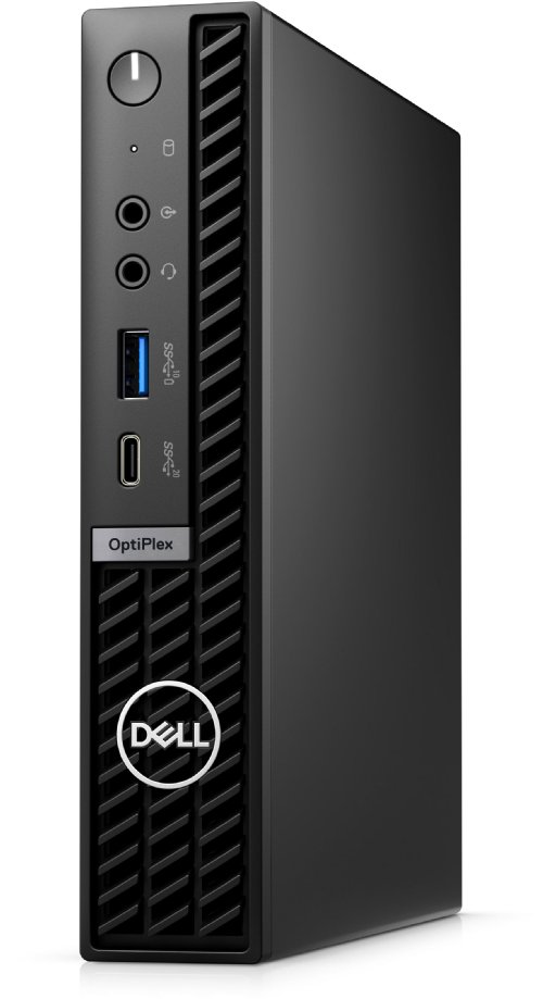 DELL Optiplex Micro Plus, Intel Core i5 13500T 1.6GHz 14-Core 4.6GHz, DDR5 8GB 1DIMM RAM, 256GB PCIe NVMe M.2 SSD, NOWireless, , Gigabit Ethernet , Power Supply...