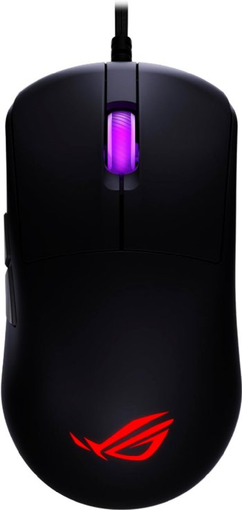 ASUS ROG Harpe Mini Core Wired Gaming Mouse - Wired USB, Small Compact Design, Right-Handed, 52g Lightweight, 12K DPI, Pro-Approved, Gear Link Web-Based Configuration ...