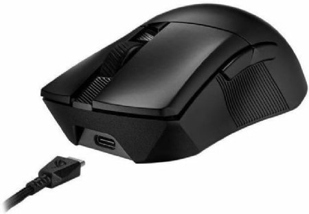 ASUS ROG Gladius III Wireless AimPoint Gaming Mouse, Connectivity (2.4GHz RF, Bluetooth, Wired), 36000 DPI sensor, 6 programmable buttons, ROG SpeedNova, Replaceable switches ...