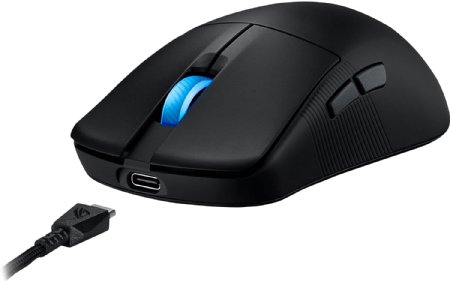 ASUS ROG Harpe Ace Mini Wireless Esports Gaming Mouse - Small Compact Design, Right-Handed, 49g Lightweight, Tri-Mode Connectivity, 36K DPI, up to 105Hr Battery, Pro-Approved ...