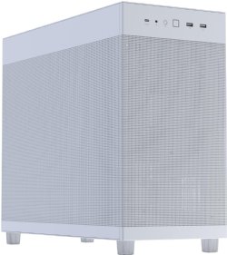 ASUS Prime AP303 White Edition Mesh-Panel 44-Liter ATX PC case, GPU Support for up to 360mm in Length with Structural Bracket, 360mm Radiator Support ...