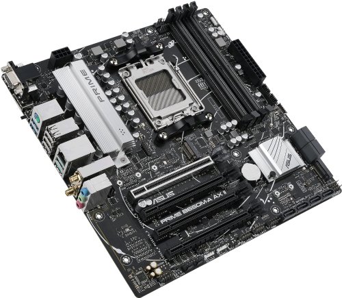 ASUS PRIME B650M-A AX II AMD B650(RYZEN 7000) MICRO-ATX Motherboard(DDR5 6400+(OC) , PCLE 5.0 M.2 Support, 2.5GB ETHERNET, WI-FI 6, Displayport, HDMI,USB 3...
