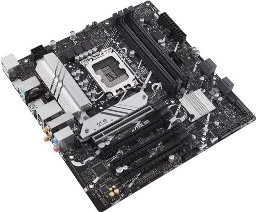 ASUS PRIME B760M-A AX LGA 1700(Intel 12th&13th Gen) MicroATX Motherboard (PCIE 4.0, 2XM.2 Slots, DDR5,Reattek 2.5 GB LAN,WIFI 6, DP,Rear USB 3.2 Gen 2, Front USB 3.2,,,