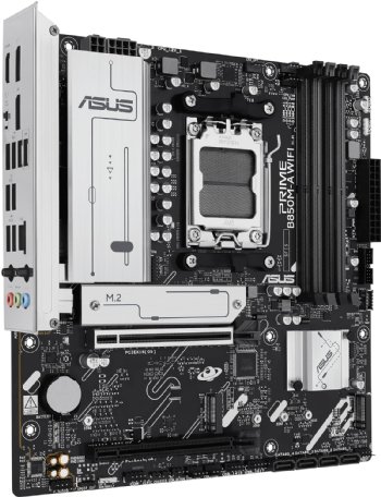 ASUS Prime B850M-A WiFi-CSM AMD AM5 B850 mATX Motherboard, DDR5, PCIe 5.0 Ready, 3X M.2, Wi-Fi 6E, 2.5Gb LAN, DisplayPort, HDMI, USB Type-C ...