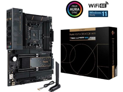 ASUS ProArt Z690-Creator WiFi 6E LGA 1700(Intel 12th Gen) ATX content creator motherboard(PCIe 5.0, DDR5, 2x Thunderbolt  4 Type-C ports, 10G&2.5G LAN, 4xM.2/N...