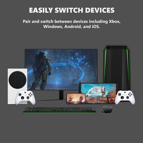 Microsoft Xbox Wireless Controller for - Robot White Xbox Series X/S, Xbox One, and Windows Devices...(QAS-00007)