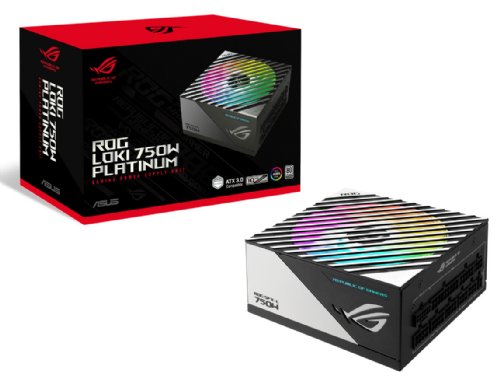 ASUS ROG Loki SFX-L 750W Platinum (Fully Modular Power Supply, 80+ Platinum, Lambda A Certified, 120mm PWM ARGB Fan, Aura Sync, ATX 3.0 Compatible, PCIe 5.0 Ready)...