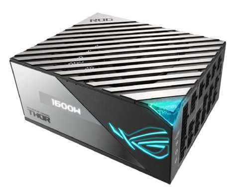 ASUS ROG Thor 1600W Titanium (1600 Watt, Fully Modular Power Supply, 80+ Titanium, Lambda A++ Certified, GaN MOSFETs, Digital Power Control, ROG heatsinks, 135mm PWM fan...