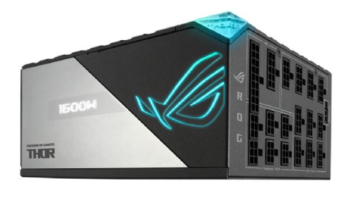 ASUS ROG Thor 1600W Titanium (1600 Watt, Fully Modular Power Supply, 80+ Titanium, Lambda A++ Certified, GaN MOSFETs, Digital Power Control, ROG heatsinks, 135mm PWM fan...
