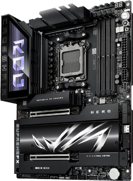 ASUS ROG Crosshair X870E AM5 ATX Motherboard, Advanced AI PC Ready, 18+2+2 Power Stages, DDR5, PCIe® 5.0, 5X M.2, Wi-Fi 7, USB4, AI Overclocking ...
