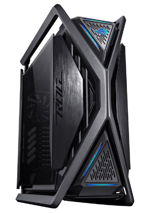 ASUS ROG Hyperion GR701 EATX Full-Tower Computer Case, Semi-Open Structure, Tool-Free Side Panels, Supports up to 2 x 420mm radiators, Built-in Graphics Card Holder...