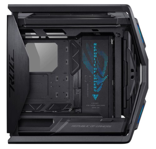 ASUS ROG Hyperion GR701 EATX Full-Tower Computer Case, Semi-Open Structure, Tool-Free Side Panels, Supports up to 2 x 420mm radiators, Built-in Graphics Card Holder...