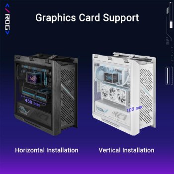 ASUS ROG Strix Helios II White Edition EATX mid-Tower Gaming PC case, with Dual Tempered Glass Side Panels, Support for GPUs up to 450mm Long, Graphics Card Braces ...