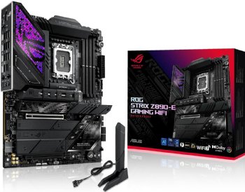 ASUS ROG Strix Z890-E Gaming WiFi Intel Z890 LGA 1851 ATX Motherboard, Advanced AI PC-Ready, 18+2+1+2 Stages, DDR5, WiFi 7, 7X M.2, Thunderbolt 4, USB Type-C, AI Overclocking ...