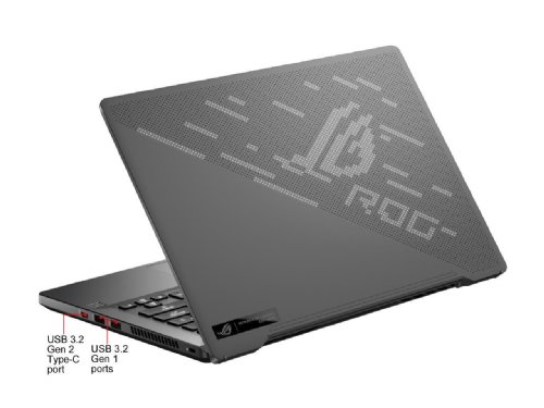 ASUS ROG Zephyrus G14 Gaming Laptop, GA401QH-DS71-CA, Eclipse Gray, AMD Ryzen 7 5800HS 2.8GHz, 16GB DDR4, 1TB PCIe SSD, 14FHD (1920 x 1080), NVIDIA GTX 1650 4GB...