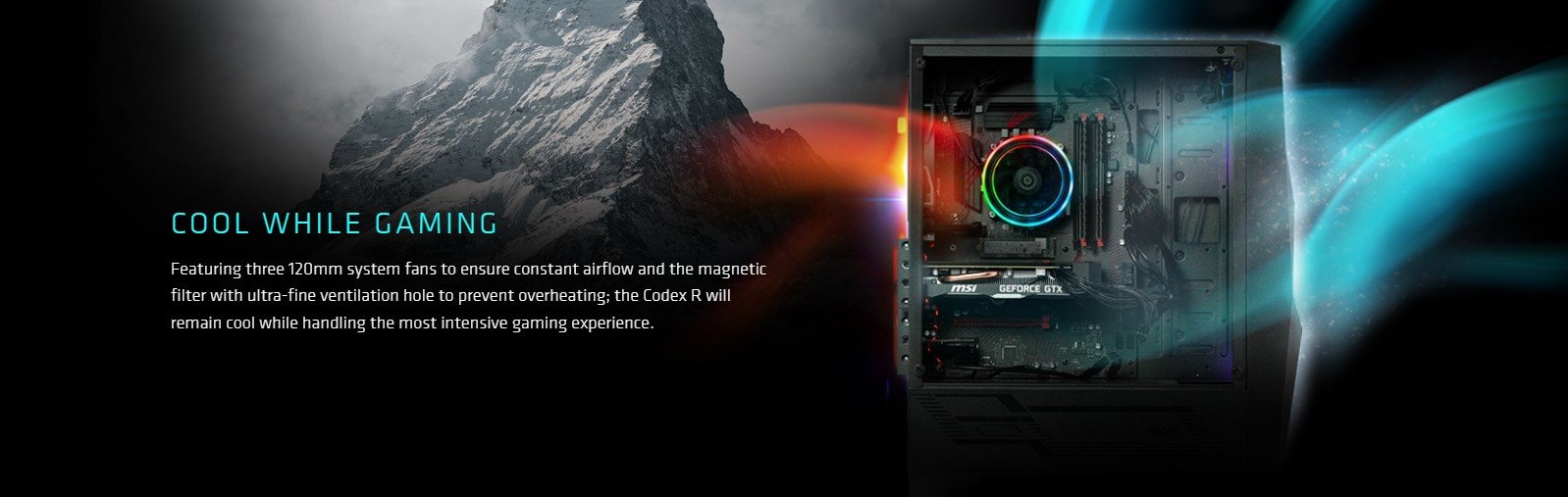 MSI Codex R Gaming Desktop Intel Core i5 -CODEXR13NUC5076