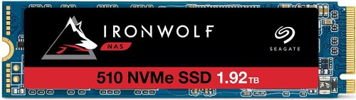 Seagate IronWolf 510 1.92TB NAS SSD Internal Solid State Drive - M.2 PCIe for Multibay RAID System Network Attached Storage, 3 Year Data Recovery (ZP1920NM30011)