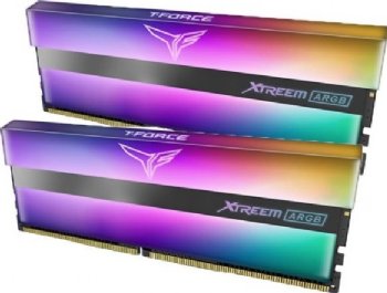 T-Force Xtreem ARGB 4000MHz CL18 16GB Kit (2x8GB) PC4-32000 (Addressable RGB) Dual Channel DDR4 SDRAM Desktop Gaming Memory Module Ram 1.35V Full Mirror AR ...