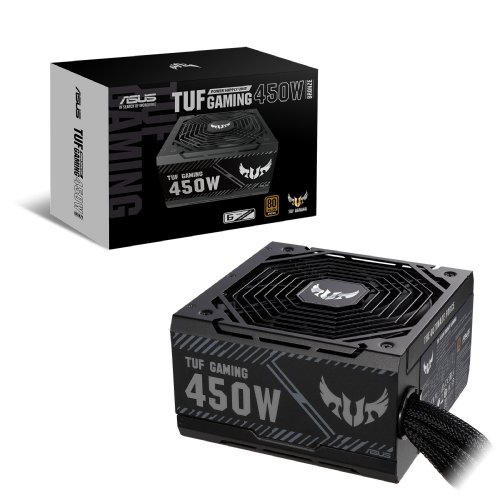 ASUS TUF GAMING 450W Bronze PSU, Power Supply(Axial-tech fan design, Dual Ball Fan Bearings, 0dB Technology, 80 PLUS Bronze Certification, 80cm 8-pin CPU C...