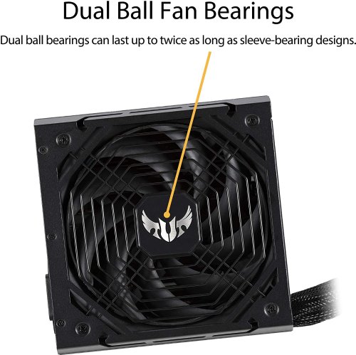 ASUS TUF Gaming 650W Bronze Power Supply, Axial-tech fan design, Dual Ball Fan Bearings, 0dB Technology, 80 PLUS Bronze Certification, 80cm 8-pin CPU Connector ...