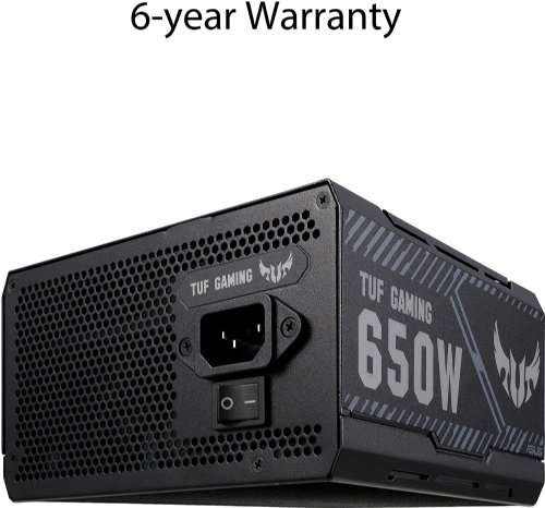 ASUS TUF Gaming 650W Bronze Power Supply, Axial-tech fan design, Dual Ball Fan Bearings, 0dB Technology, 80 PLUS Bronze Certification, 80cm 8-pin CPU Connector ...