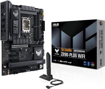 ASUS TUF Gaming Z890-PLUS WiFi Z890 LGA 1851 ATX Motherboard, Intel Core Ultra Series 2 Ready, Advanced AI PC-Ready, 16+1+2+1 Stages, DDR5, PCIe 5.0, Thunderbolt 4 Type-C ...