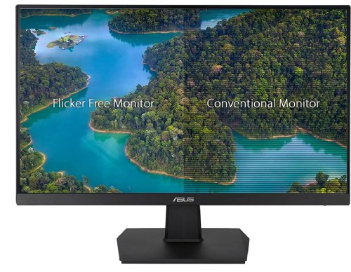 ASUS 23.8" 1080P Monitor (VA247HE) - Full HD, IPS, 75Hz, Adaptive-Sync/FreeSync, Low Blue Light, Flicker Free, Eye Care Plus, VESA Mountable, Frameless ...