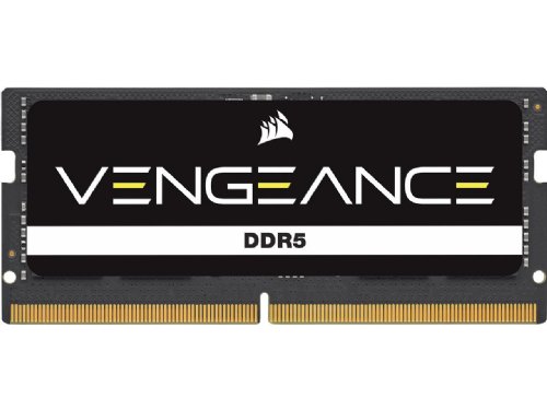 Corsair Vengance XMP 3.0, DDR5 4800MHz 32GB 1x32GB SODIMM, Unbuffered, 40-40-40-77, Black PCB, Std PMIC, 1.1V, Vengance DDR5 SODIM...