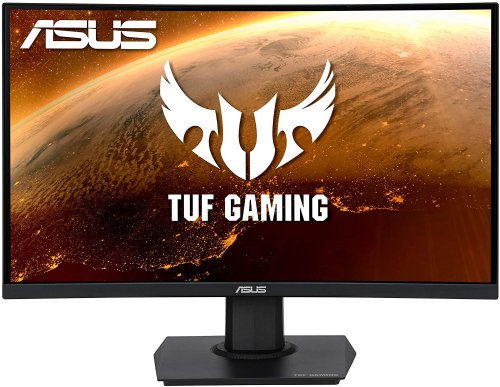 ASUS TUF Gaming VG24VQE 23.6 Curved Monitor, 1080P Full HD, 165Hz (Supports 144Hz), 1ms, Extreme Low Motion Blur, FreeSync Premium, Shadow Boost, Eye Care, ...