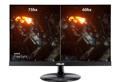 ASUS VP229Q 21.5" Monitor, 1080P Full HD, 75Hz, IPS, FreeSync/Adaptive-Sync, Eye Care, HDMI DisplayPort VGA, Frameless, VESA Wall Mountable...