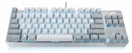 ASUS ROG Strix Scope NX TKL Moonlight White Wired Mechanical RGB Gaming Keyboard (ROG NX Brown Tactile Switches, Aluminum Frame, Aura Sync Lighting ...