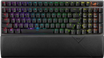 ASUS ROG Strix Scope II 96 Wireless Mechanical Gaming Keyboard – 96% Full-Size, Tri-Mode Connection, Bluetooth Compatible, Hot Swappable Pre-lubed ROG NX Snow Linear Switches ...