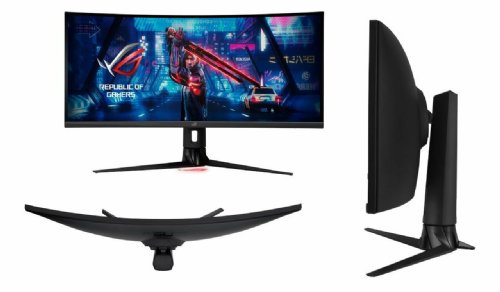 ASUS ROG Strix 34" Ultra-Wide Gaming Monitor (XG349C) - UWQHD (3440 x 1440), 35% sRGB, G-Sync Compatible, DisplayHDR 400, Eye Care, USB-C, DisplayPort, HDMI