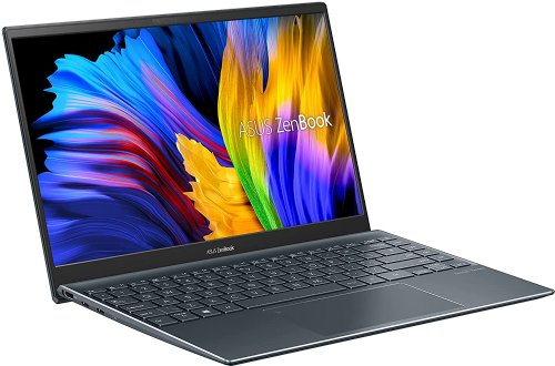 ASUS ZenBook 14 Ultra-Slim Laptop 14" Full HD Display, Pine Grey, AMD Ryzen 5 5600H 3.3GHz, 8GB LPDDR4X, 512GB PCIe SSD, 14.0FHD (1920 x 1080), AMD Radeon Vega 7 Graphics...