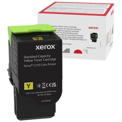 Xerox Genuine Yellow Standard Capacity Toner Cartridge, C310 Color Printer,  (Use and Return)...