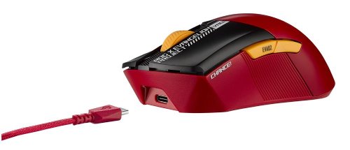 ASUS ROG Gladius III Wireless AimPoint Gaming Mouse - EVA-02 Edition, 36K-dpi ROG AimPoint optical sensor, tri-mode connectivity, ROG SpeedNova wireless technology...