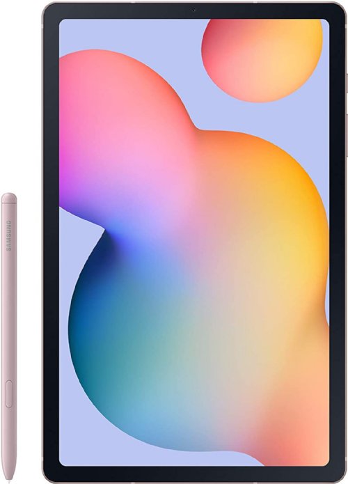 Samsung Galaxy Tab S6 Lite (New) Chiffon Pink 10.4" 64GB WiFi Android Tablet w/S Pen, Slim Metal Design, Dual Speakers, 8MP+5MP (CAD Version and Warranty)...