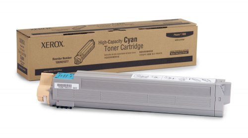 XEROX Toner Cartridge, Cyan, 18,000 pages, Phaser 7400 (106R01077) ...
