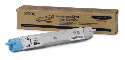 Xerox Toner Cartridge, Cyan, 5000 pages,  Phaser 6360 (106R01214) ...